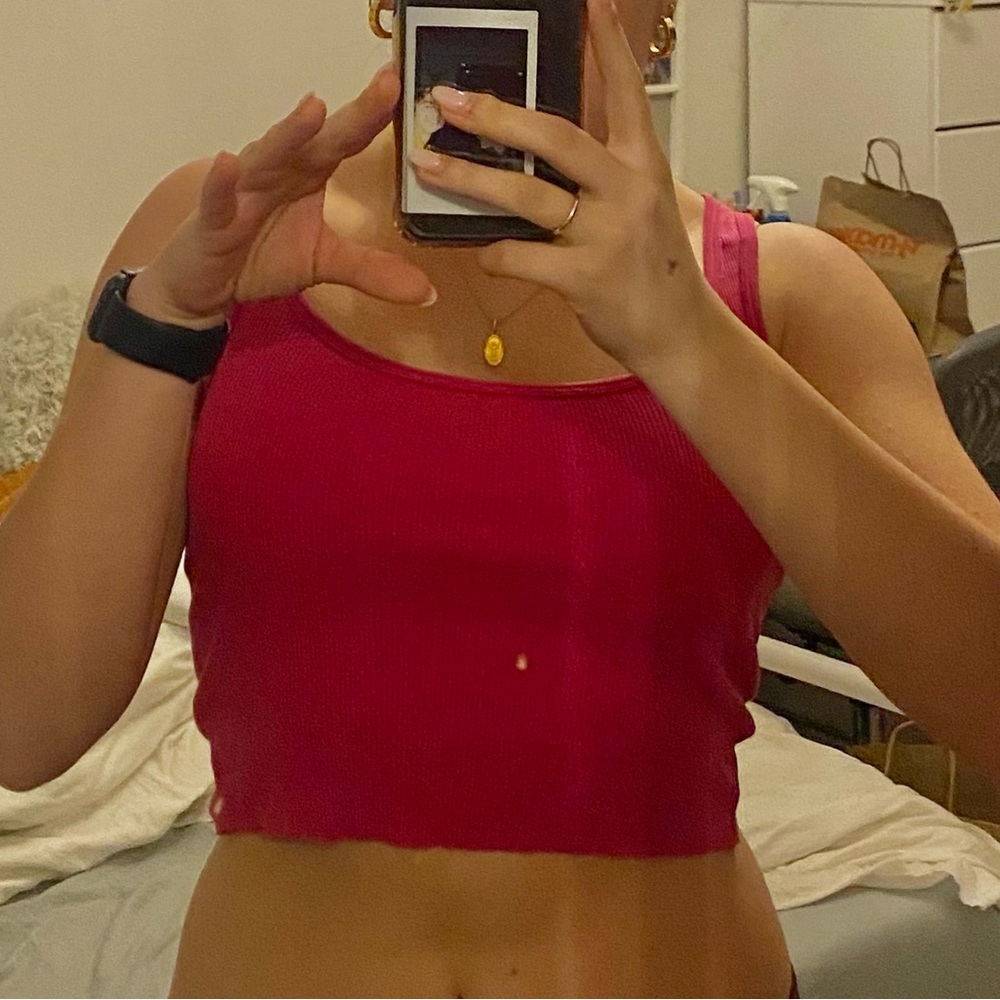 cropped old navy tank